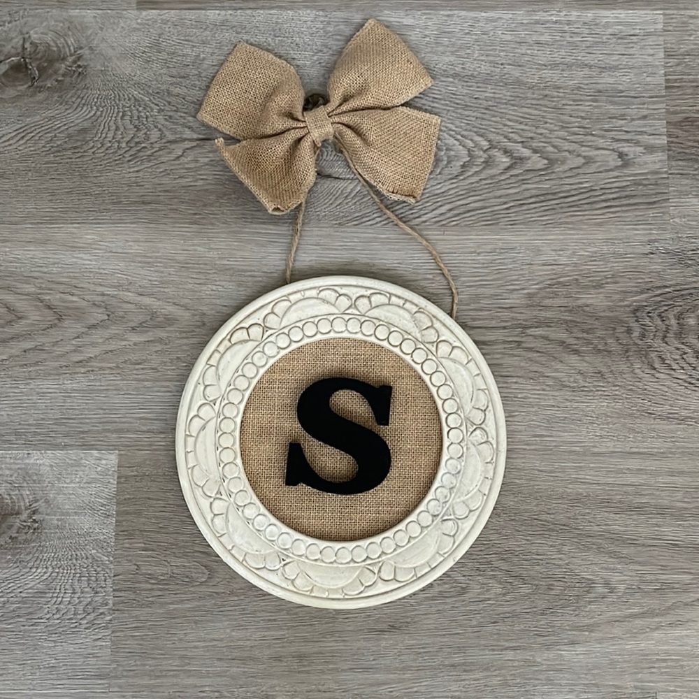 Decorative Monogram Sign